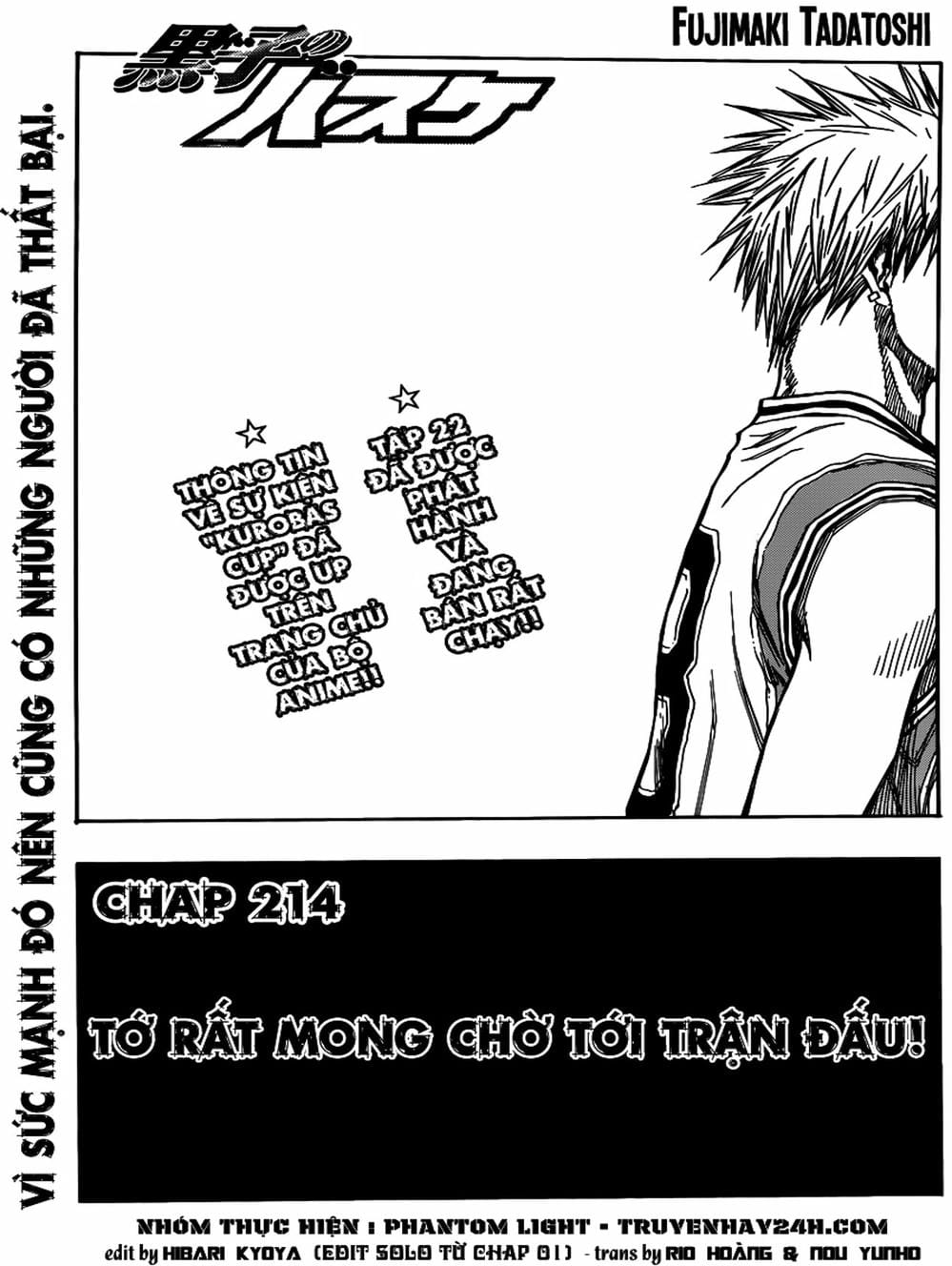 Truyện Tranh Vua Bóng Rổ - Kuroko’s Basketball trang 3