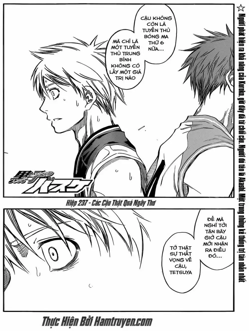 Truyện Tranh Vua Bóng Rổ - Kuroko’s Basketball trang 3