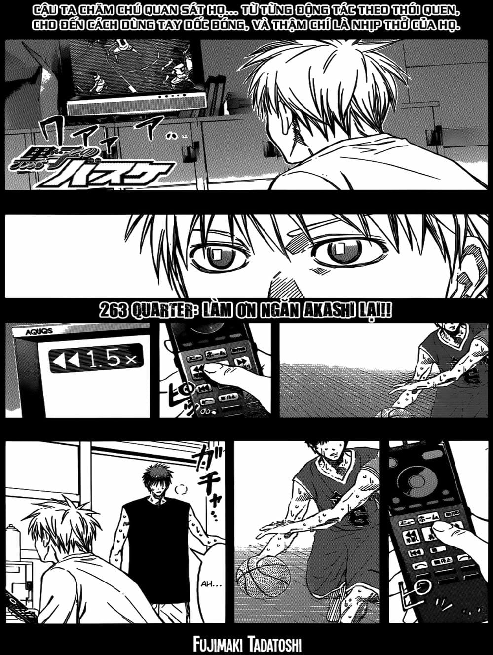 Truyện Tranh Vua Bóng Rổ - Kuroko’s Basketball trang 3