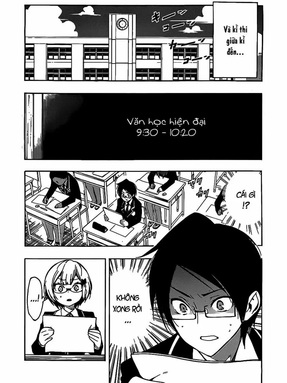 Truyện Tranh Chúng Mình Không Học Nổi - We Can’t Study trang 4