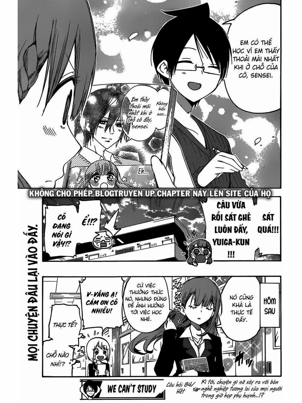Truyện Tranh Chúng Mình Không Học Nổi - We Can’t Study trang 4