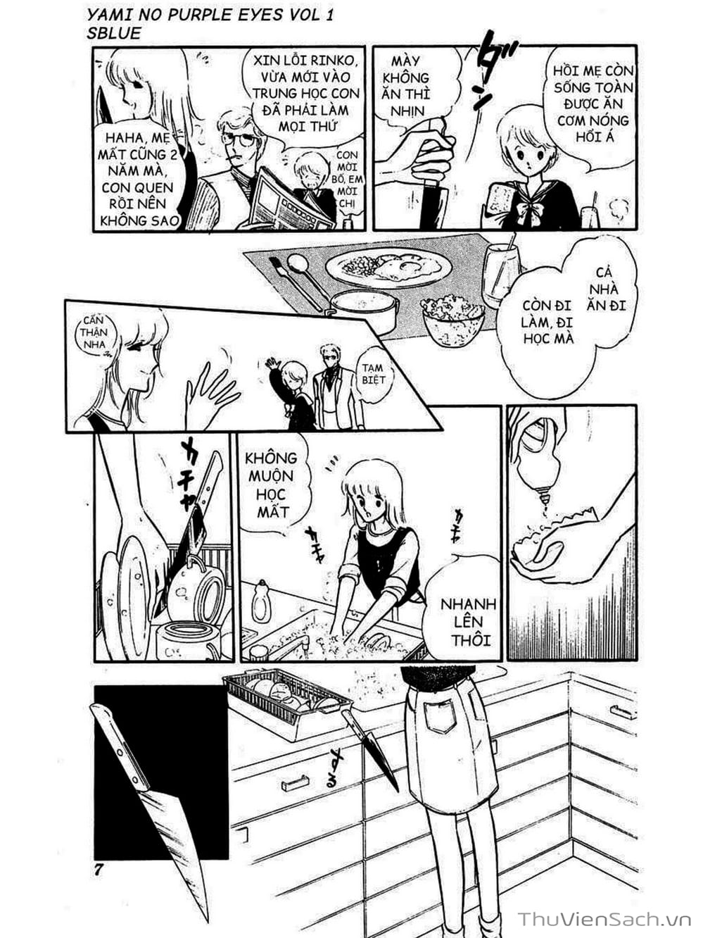 Truyện Tranh Cô Bé Huyền Bí - Yami No Purple Eyes trang 6