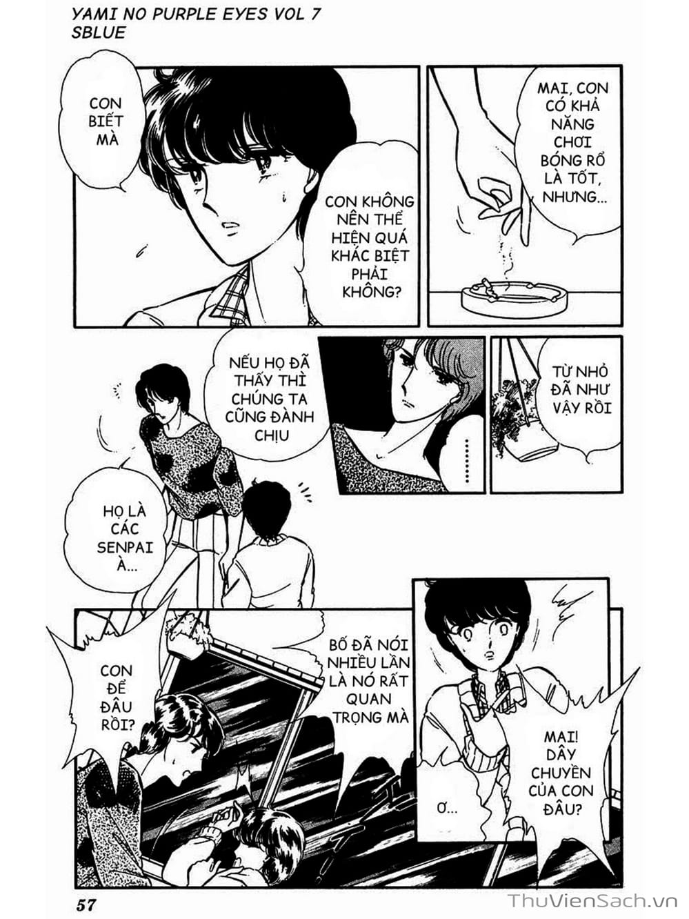 Truyện Tranh Cô Bé Huyền Bí - Yami No Purple Eyes trang 6