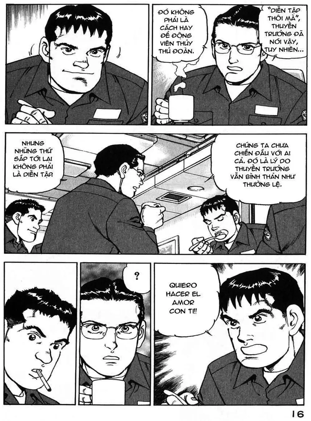 Truyện Tranh Con Diệc Đen - Zipang trang 4