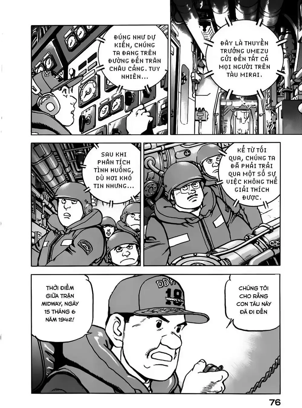 Truyện Tranh Con Diệc Đen - Zipang trang 4