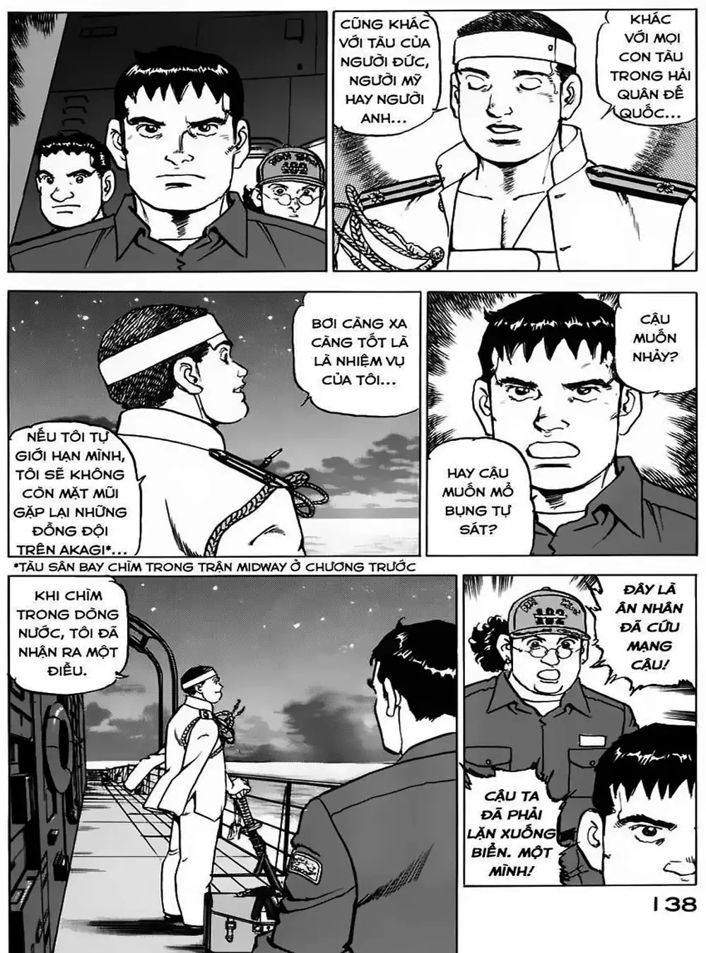 Truyện Tranh Con Diệc Đen - Zipang trang 4