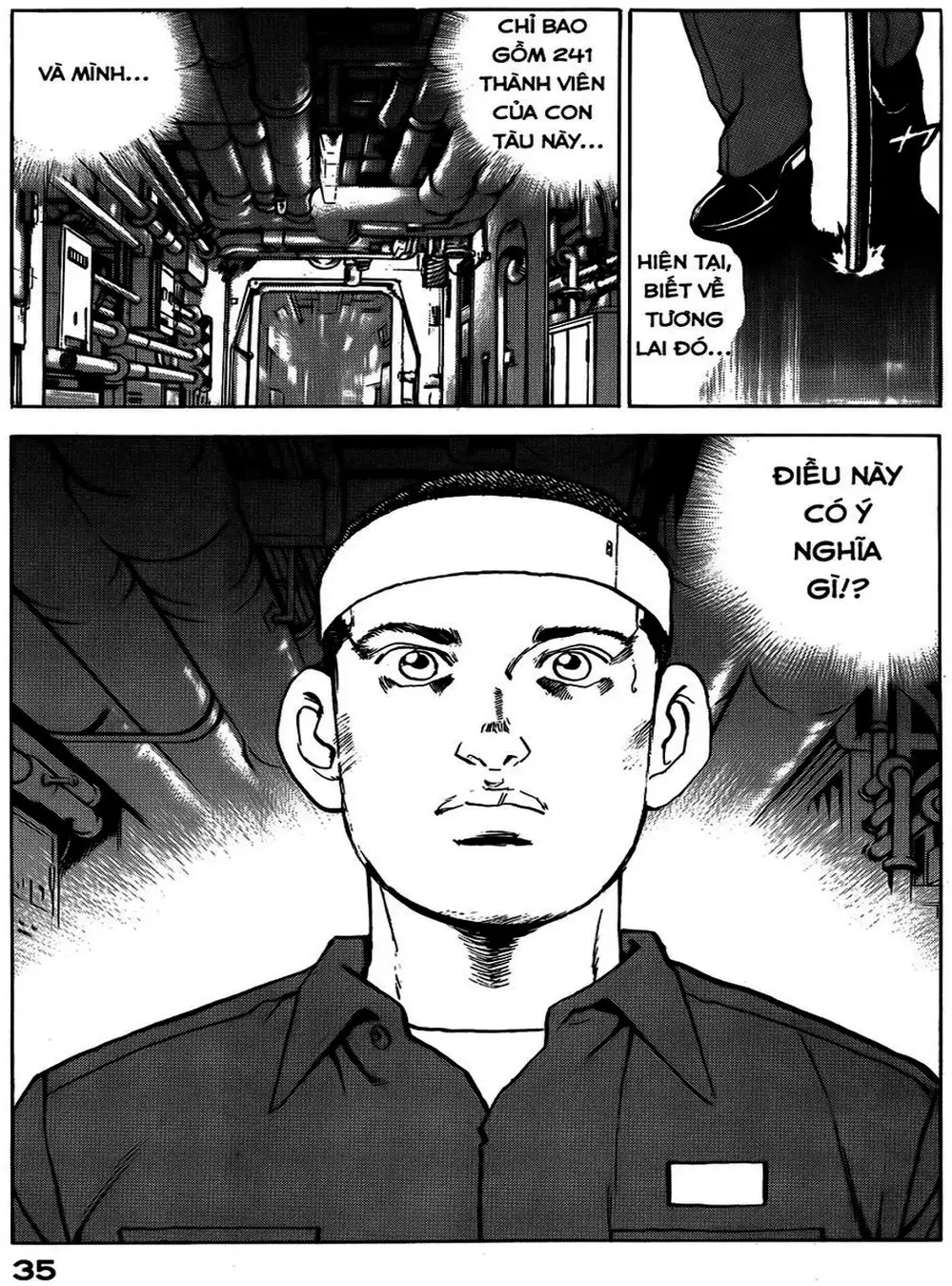 Truyện Tranh Con Diệc Đen - Zipang trang 4