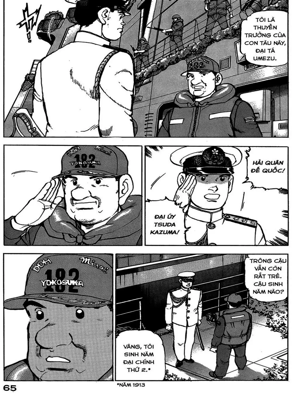 Truyện Tranh Con Diệc Đen - Zipang trang 4