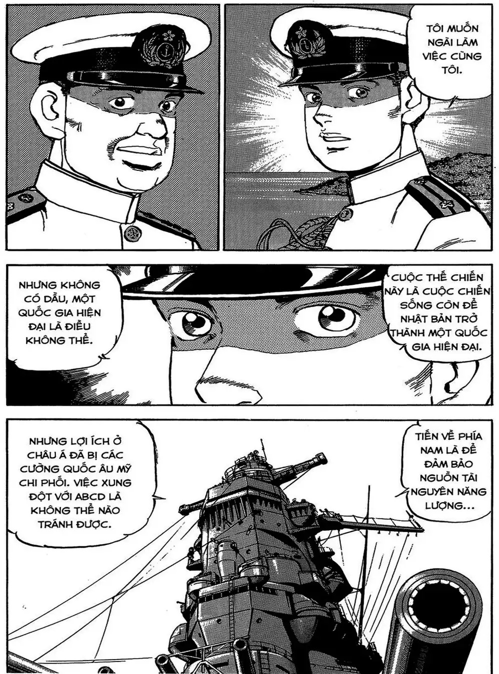 Truyện Tranh Con Diệc Đen - Zipang trang 4