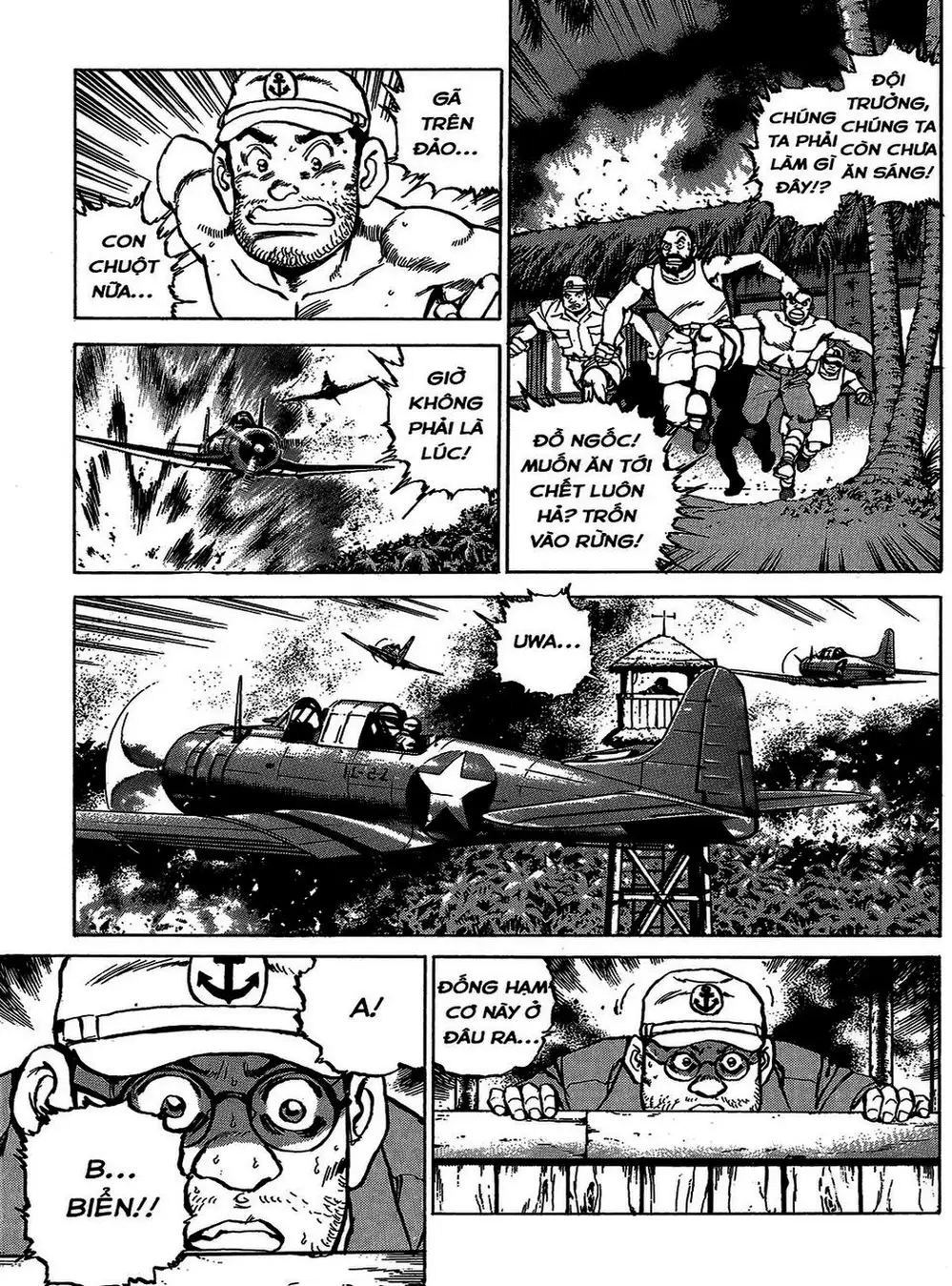 Truyện Tranh Con Diệc Đen - Zipang trang 4