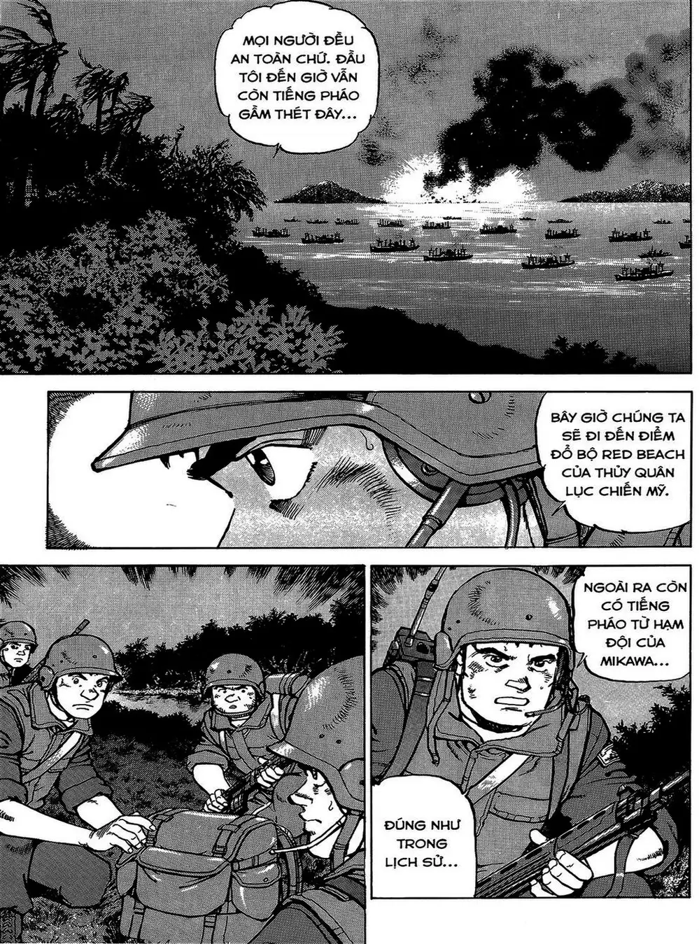 Truyện Tranh Con Diệc Đen - Zipang trang 4