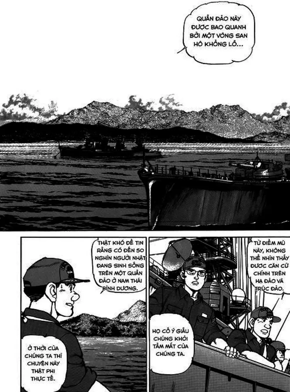 Truyện Tranh Con Diệc Đen - Zipang trang 4