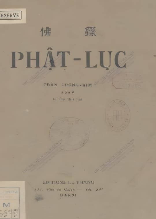 Ảnh bìa sách Phật Lục