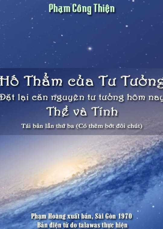 Ảnh bìa sách Hố Thẳm Của Tư Tưởng