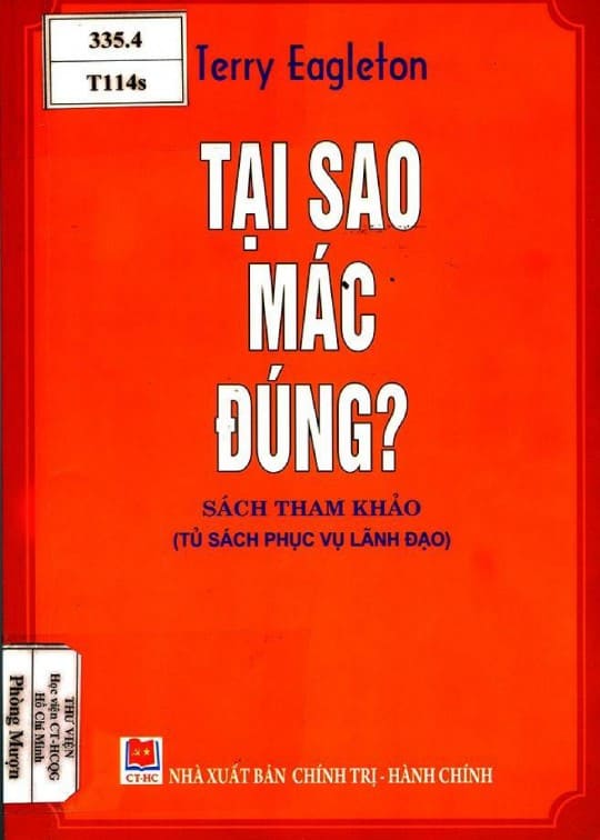 Ảnh bìa sách Tại Sao Mác Đúng