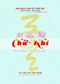 Vì Sao Thờ Chữ Khí