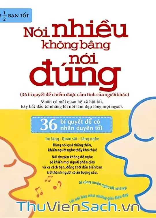 Ảnh bìa sách Nói Nhiều Không Bằng Nói Đúng