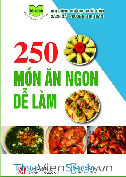 Ảnh bìa sách 250 Món Ăn Ngon Dễ Làm