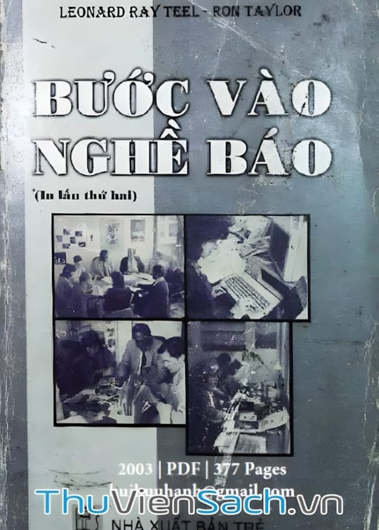 Ảnh bìa sách Bước Vào Nghề Báo