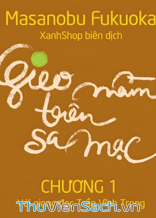 Ảnh bìa sách Gieo Mầm Trên Sa Mạc