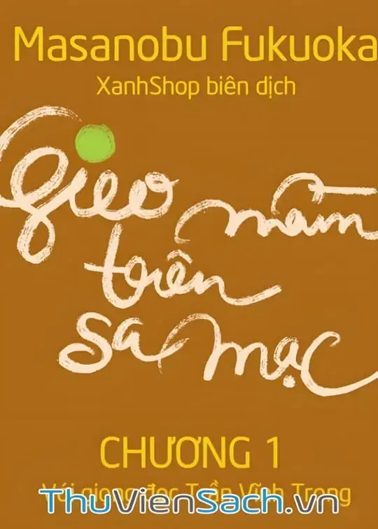 Ảnh bìa sách Gieo Mầm Trên Sa Mạc