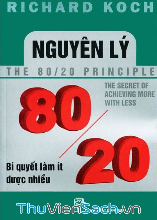 Ảnh bìa sách Nguyên Lý 80-20