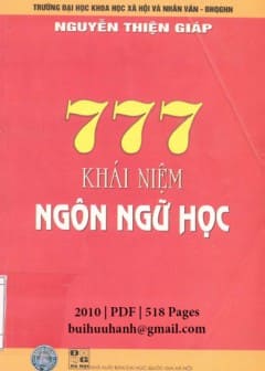 777 Khái Niệm Ngôn Ngữ Học