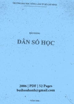 Bài Giảng Dân Số Học