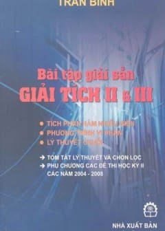 Bài Tập Giải Sẵn-Giải Tích II+III