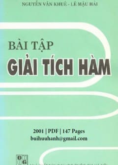 Bài Tập Giải Tích Hàm