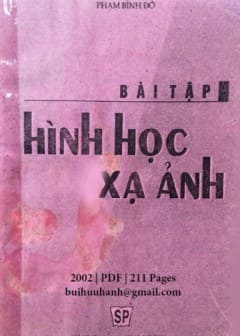 Bài Tập Hình Học Xạ Ảnh