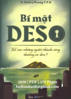 Bí Mật Deso-Tại Sao Những Người Thành Công Thường Cô Đơn