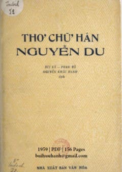 Thơ Chữ Hán Nguyễn Du