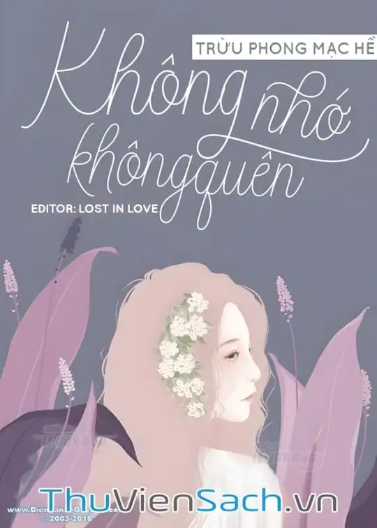 Ảnh bìa sách Không Nhớ, Không Quên