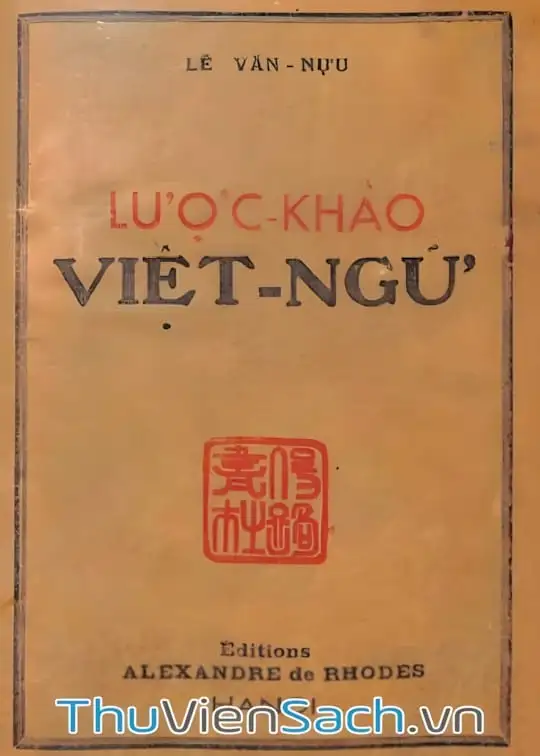 Ảnh bìa sách Lược Khảo Việt Ngữ