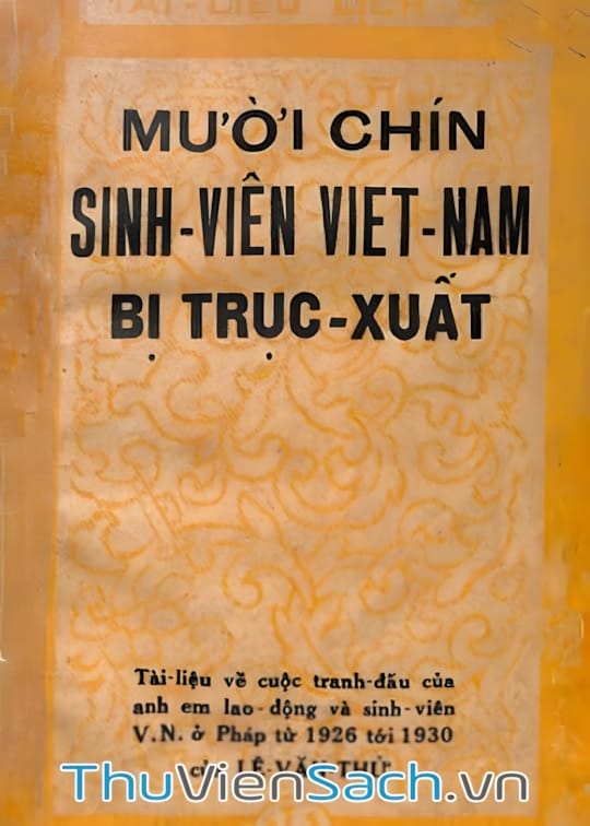 Ảnh bìa sách Mười Chín Sinh Viên Việt Nam Bị Trục Xuất