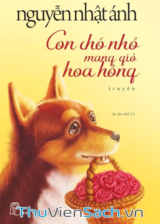 Ảnh bìa sách Con Chó Nhỏ Mang Giỏ Hoa Hồng