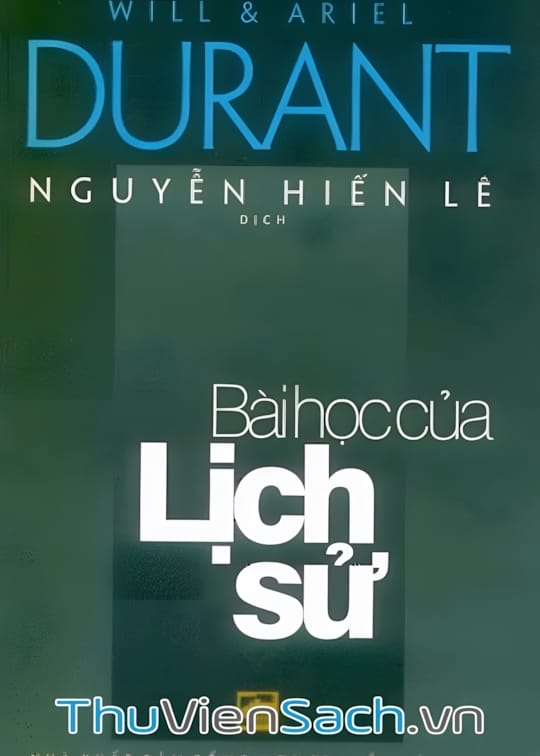 Ảnh bìa sách Bài Học Của Lịch Sử