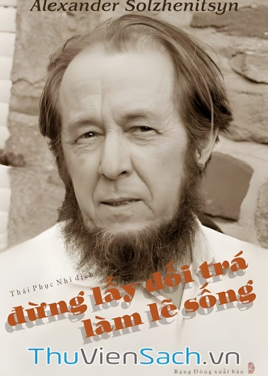 Ảnh bìa sách Đừng Lấy Dối Trá Làm Lẽ Sống