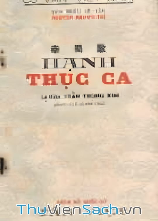 Ảnh bìa sách Hạnh Thục Ca