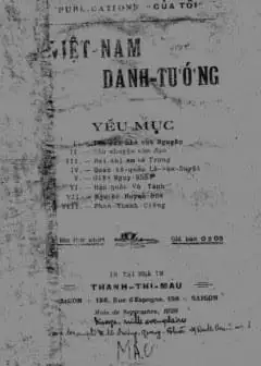 Ảnh Việt Nam Danh Tướng Yếu Mục