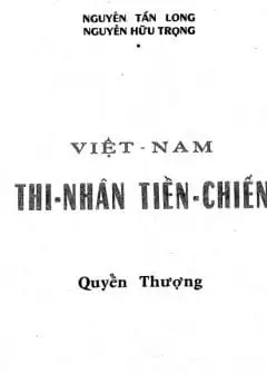 Ảnh Việt Nam Thi Nhân Tiền Chiến