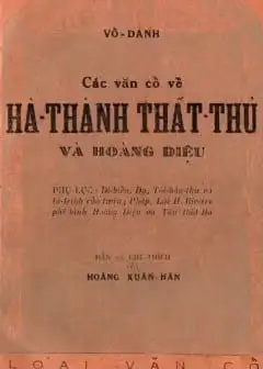 Ảnh Hà Thành Thất Thủ Ca Và Hoàng Diệu