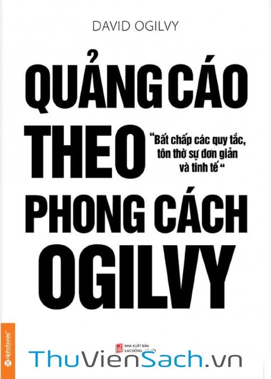 Ảnh bìa sách Quảng Cáo Theo Phong Cách Ogilvy