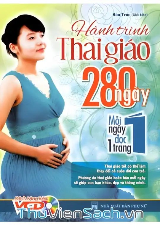 Ảnh bìa sách Hành Trình Thai Giáo 280 Ngày