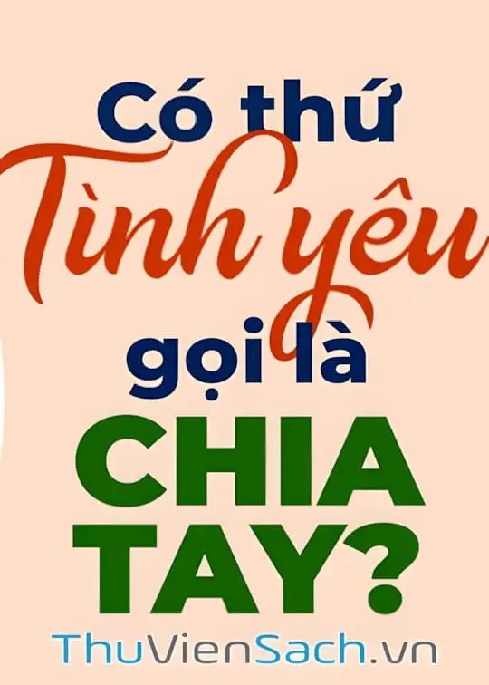 Ảnh bìa sách Có Thứ Tình Yêu Gọi Là Chia Tay