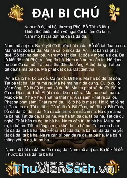 Ảnh bìa sách Chú Đại Bi