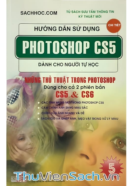 Ảnh bìa sách Hướng Dẫn Sử Dụng Photoshop Cs5