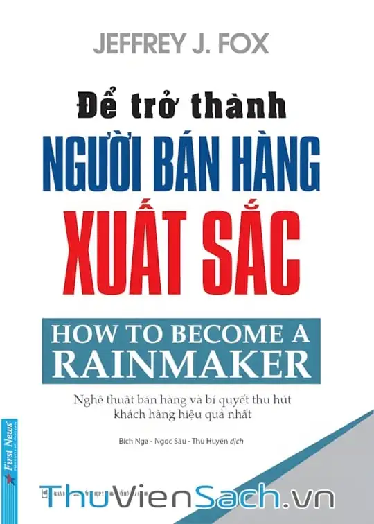 Ảnh bìa sách Để Trở Thành Người Bán Hàng Xuất Sắc