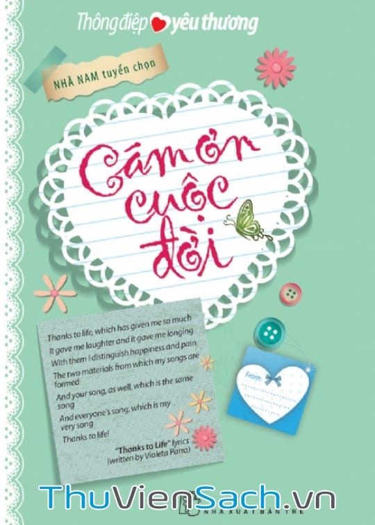 Ảnh bìa sách Thông Điệp Yêu Thương - Cảm Ơn Cuộc Đời